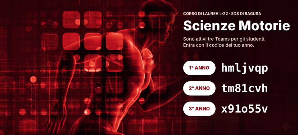 Teams Scienze Motorie